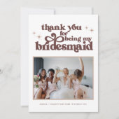ボホミニマルニュートラルブライダルシャワーサンキューカード サンキューカード (正面)