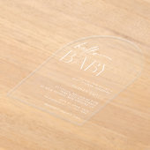 ボホミニマルハローベビー赤んモダン坊シャワー アクリル招待状 (レイダウン)