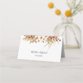 ボホミニマルフローラ結婚ズ プレイスカード (裏面)