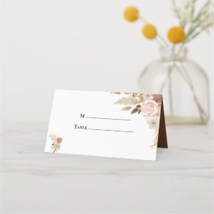 ボホミニマルフローラ結婚ズ プレイスカード