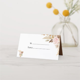 ボホミニマルフローラ結婚ズ プレイスカード