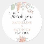 ボホミニマルフローラ結婚ズ ラウンドシール (正面)