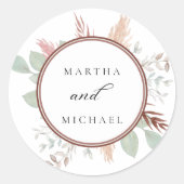 ボホミニマルフローラ結婚ズ ラウンドシール (正面)