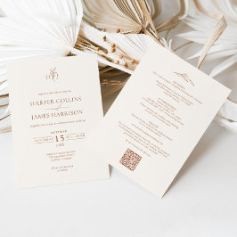 ボホミニマルボタニカルすべて一つの結婚の 招待状