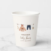 ボホミニマルボーイ冬物干し子シャワー 紙コップ (裏面)