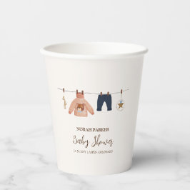 ボホミニマルボーイ冬物干し子シャワー 紙コップ