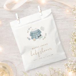 ボホミニマルモダン衣柄ベビーシャワー フェイバーバッグ