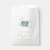 ボホミニマルモダン衣柄ベビーシャワー フェイバーバッグ (正面)
