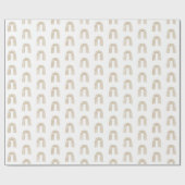 ボホミニマルレインボー ラッピングペーパー (フラット)