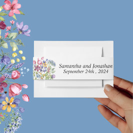 ボホミニマルワイルドフラワーベリーバンド 招待状ベリーバンド