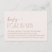 ボホミニマルー、モダンテラコッタ、ベビー本 エンクロージャーカード (正面)