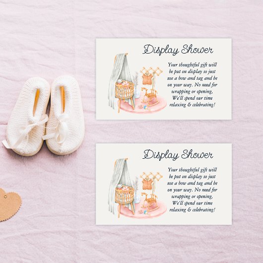 ボホミニマル子供部屋ガールディスプレイシャワー エンクロージャーカード