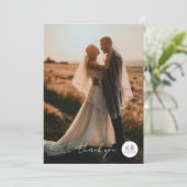 ボホミニマル春結婚フローラ サンキューカード (スタンド正面)