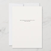 ボホミニマル春結婚フローラ サンキューカード (裏面)