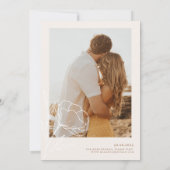 ボホミニマル結婚式招待状ボタニカルハドレー 招待状 (裏面)