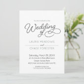 ボホミニマル結婚式招待状 招待状 (スタンド正面)