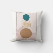 ボホミニマル装飾用クッション – ソフトニュートラルトーン クッション (正面)