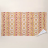 ボホムドアステカクロス ビーチタオル (正面)