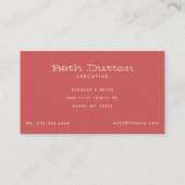 ボホムドアステカクロス 名刺 (裏面)