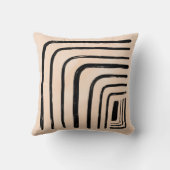 ボホムドクロスネタールブラックフェミニンとクリーム クッション (裏面)