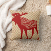 ボホムースシルエット クッション (ブランケット)