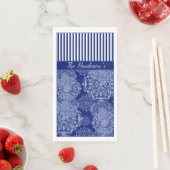 ボホムーディモノグラムのーブルースマンダラスとストライプ (インサイチュ)