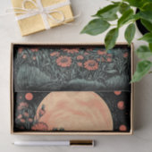 ボホムーンアンドフラワーズデクページ紙 薄葉紙 (ギフト)