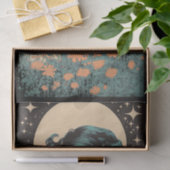 ボホムーンアンドフラワーズデクページ紙 薄葉紙 (ギフト)