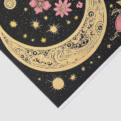 ボホムーンアンドフラワーズデコップス紙 薄葉紙 (詳細)