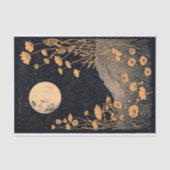 ボホムーンアンドフラワーズワンデクページ紙 薄葉紙 (正面)