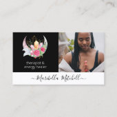 ボホムーンクリスタルフラワーズアポイントメント 名刺 (正面)