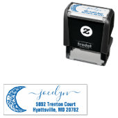 ボホムーンハンドドロー差出人住所 セルフインキングスタンプ (インサイチュ)