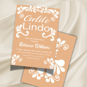 ボホメキシカンフィエスタシエリトリンドベイビーシャワー 招待状