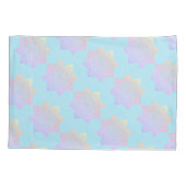 ボホメダリオン付きピローケース 枕カバー (裏面)