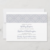 ボホメダリオン結婚式の披露宴 招待状 (正面)