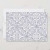 ボホメダリオン結婚式の披露宴 招待状 (裏面)