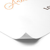 ボホメドウワイルドフラワーブライダルシャワーへようこそ ポスター (角)