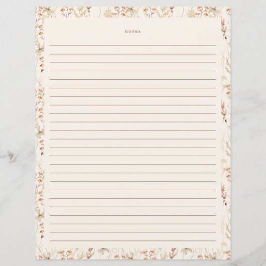 ボホメド素朴フローラパーソナライズされたレシピページ (裏面)