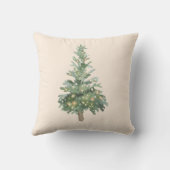 ボホメリークリスマスウォーターカラーツリー クッション (裏面)