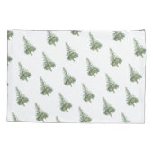 ボホメリークリスマスウォーターカラーツリー 枕カバー (裏面)