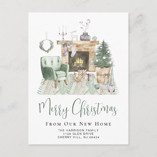 ボホメリークリスマスニューホームホリデームービング 案内ポストカード (正面)