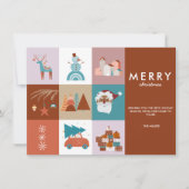 ボホメリークリスマス |季節のあいさつカード シーズンカード (正面)
