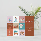ボホメリークリスマス |季節のあいさつカード シーズンカード (スタンド正面)