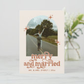 ボホメリー結婚したクリスマスカード シーズンカード (スタンド正面)