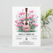 ボホメロディックギター誕生日 招待状 (スタンド正面)