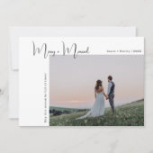 ボホモダンとメリー4枚の写真結婚したクリスマス シーズンカード (正面)