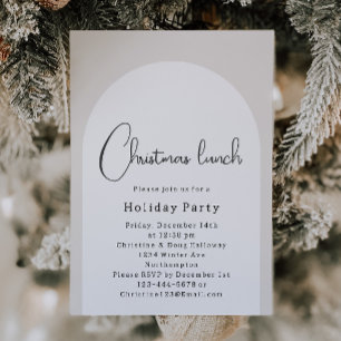 ボホモダンアーチクリスマスランチ 招待状