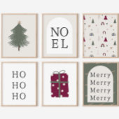 ボホモダンアーチグリーンアンド金ゴールドメリープリント ポスター