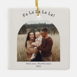 ボホモダンアーチベージュファララララ セラミックオーナメント