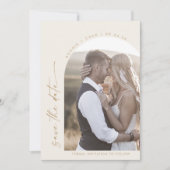 ボホモダンアーチ |クリームフォト セーブザデート (正面)